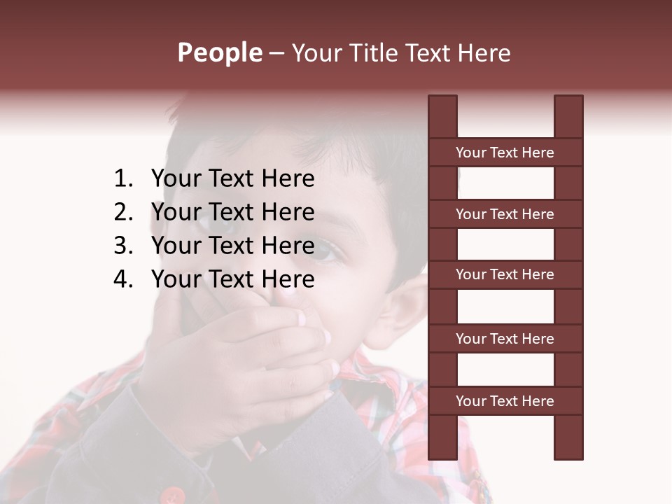 Lovely Portrait Mood PowerPoint Template