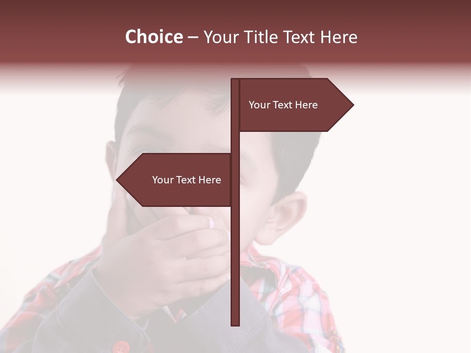 Lovely Portrait Mood PowerPoint Template