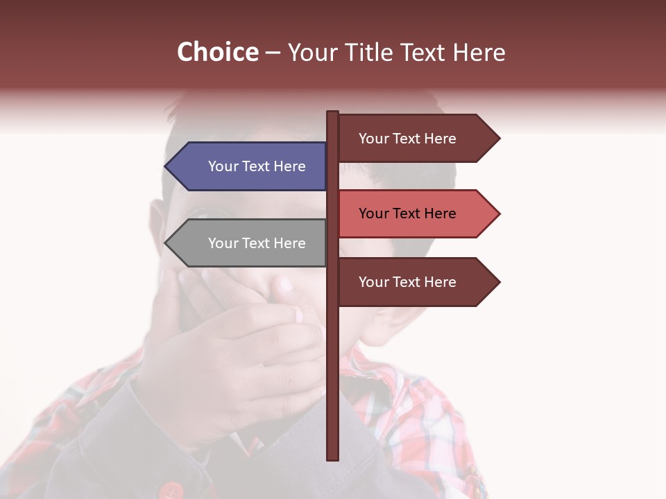 Lovely Portrait Mood PowerPoint Template