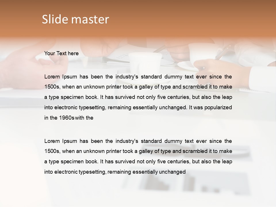 Personal Holding Idea PowerPoint Template