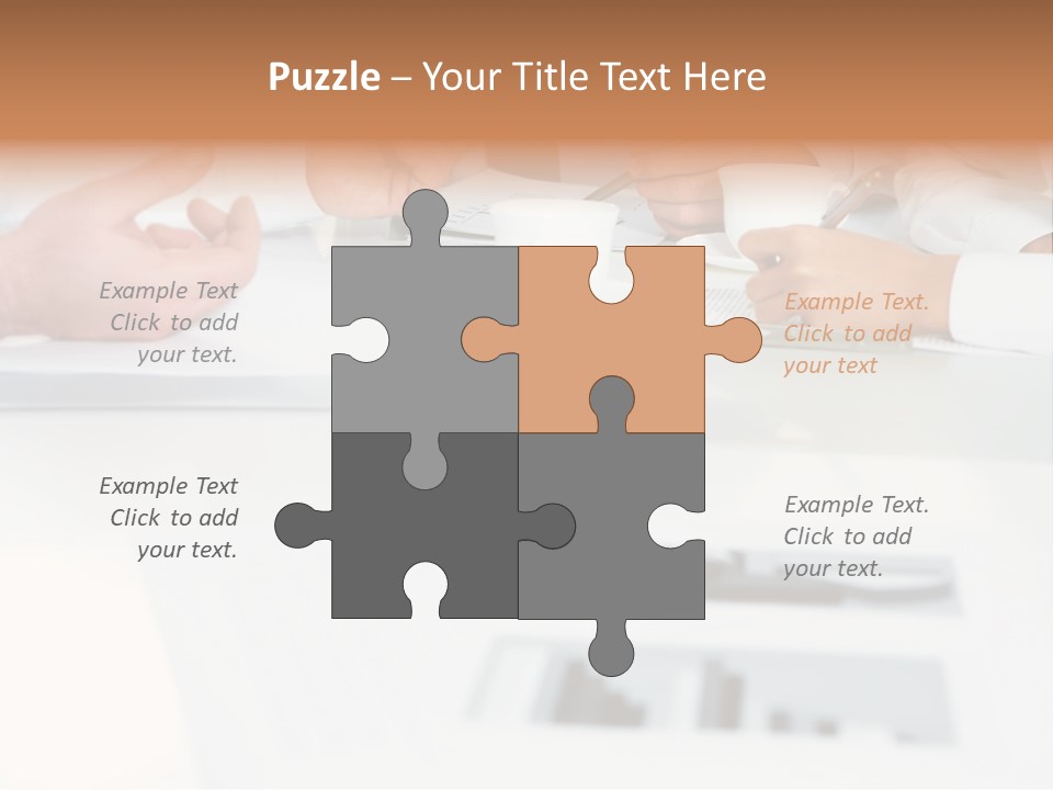 Personal Holding Idea PowerPoint Template