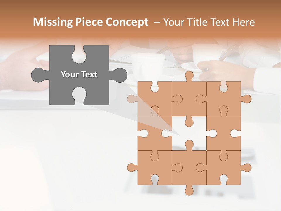 Personal Holding Idea PowerPoint Template