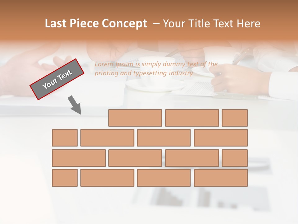 Personal Holding Idea PowerPoint Template