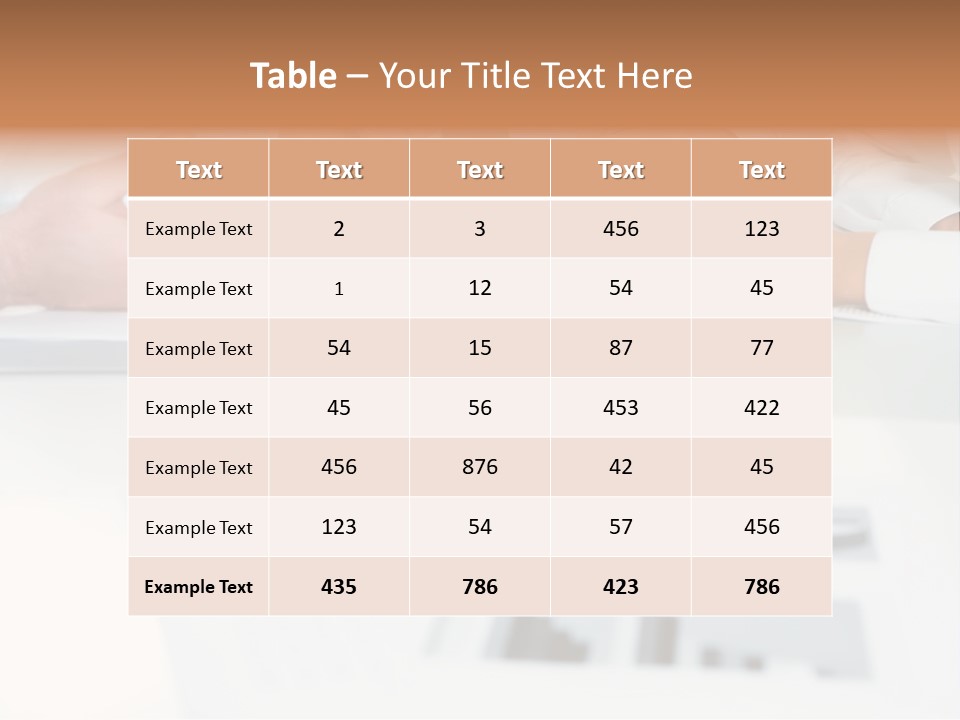 Personal Holding Idea PowerPoint Template