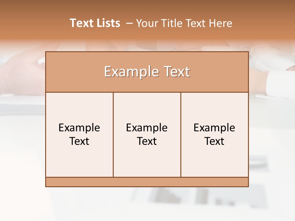 Personal Holding Idea PowerPoint Template