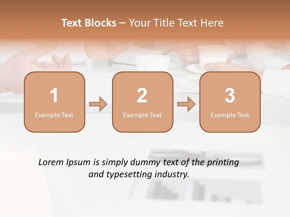 Personal Holding Idea PowerPoint Template