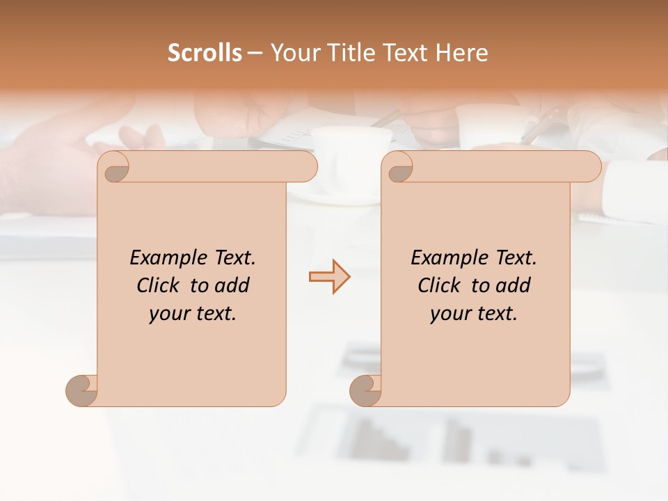 Personal Holding Idea PowerPoint Template