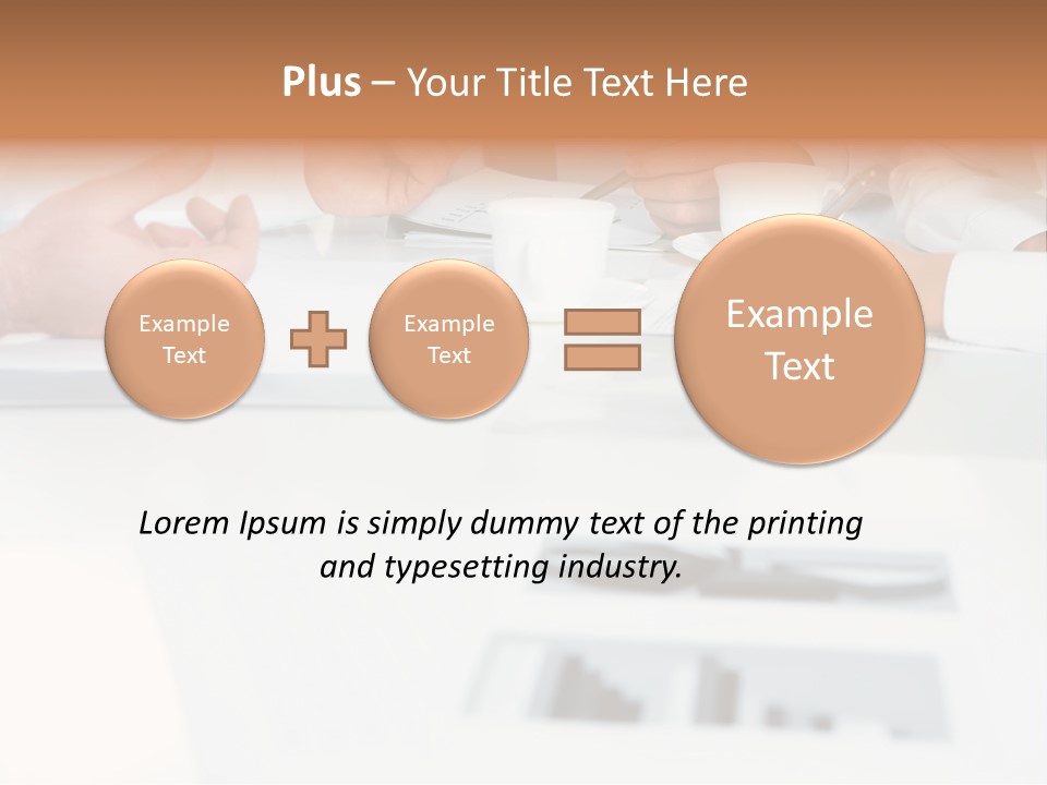 Personal Holding Idea PowerPoint Template