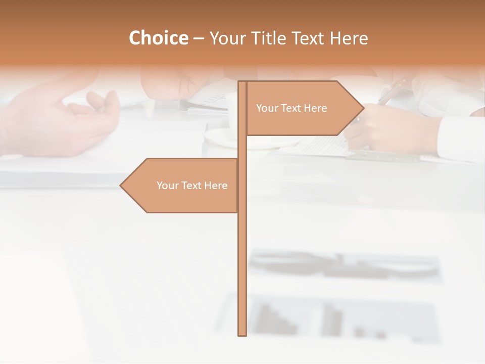 Personal Holding Idea PowerPoint Template