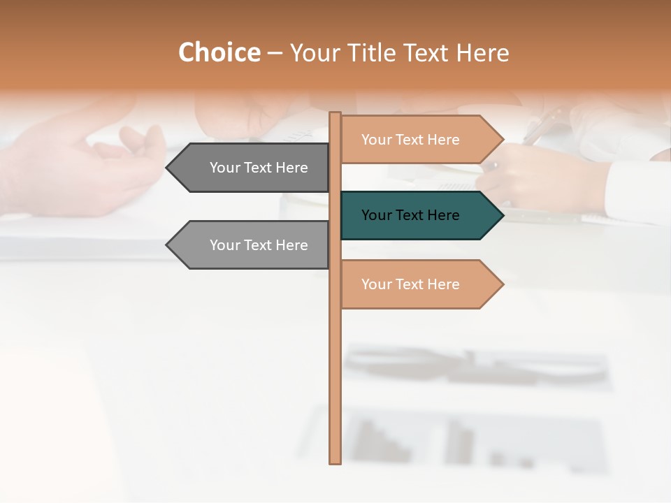 Personal Holding Idea PowerPoint Template