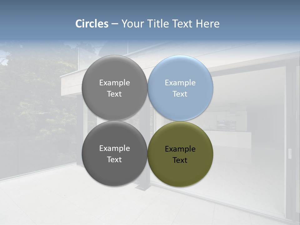 Kitchen Room Furniture PowerPoint Template