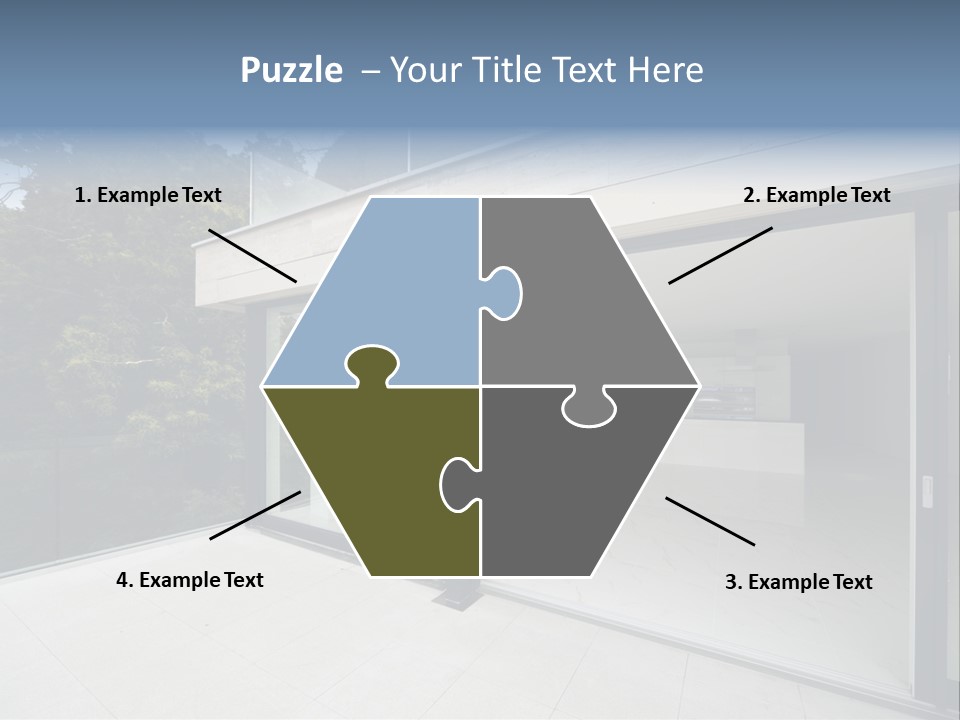 Kitchen Room Furniture PowerPoint Template