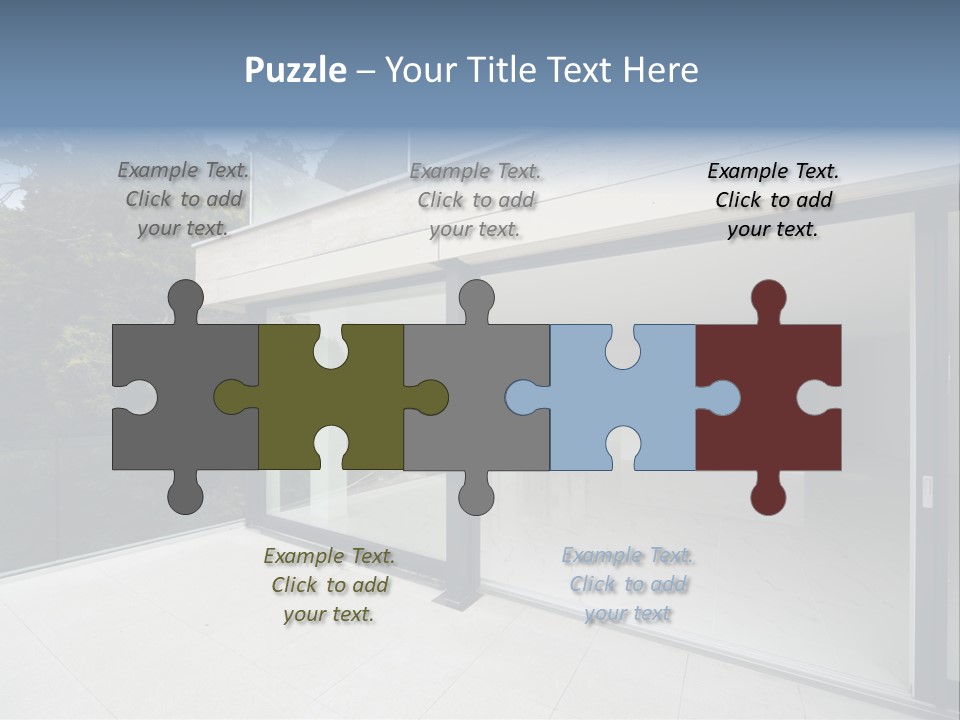 Kitchen Room Furniture PowerPoint Template