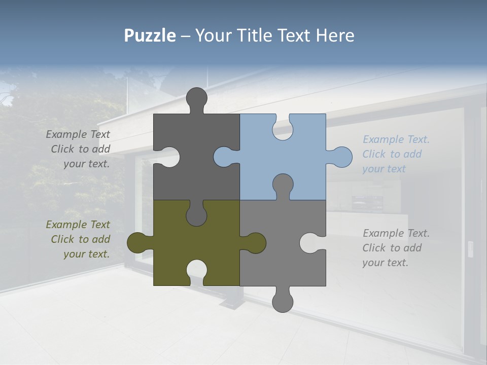 Kitchen Room Furniture PowerPoint Template