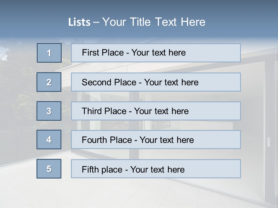 Kitchen Room Furniture PowerPoint Template