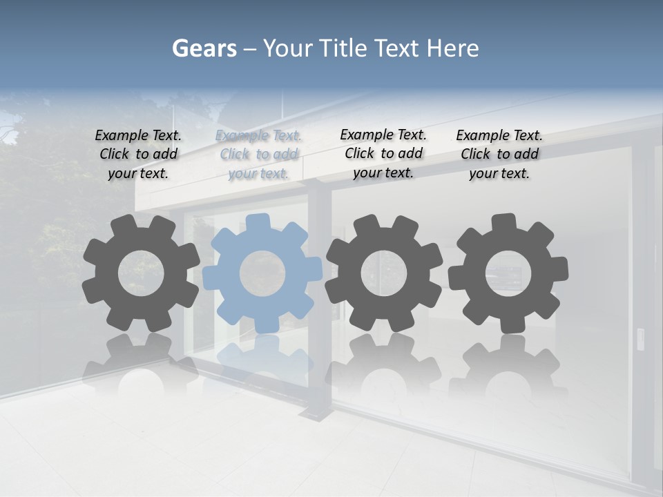 Kitchen Room Furniture PowerPoint Template