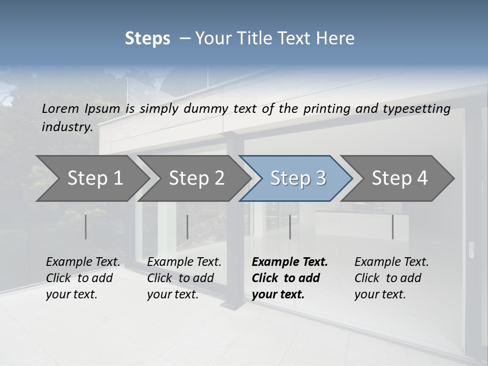 Kitchen Room Furniture PowerPoint Template