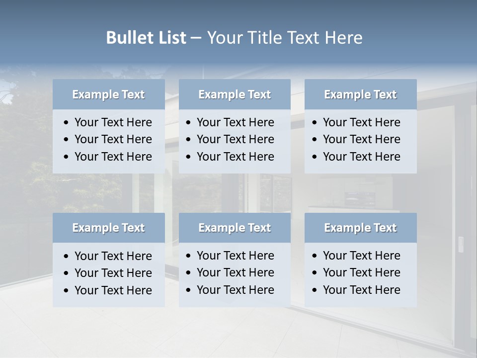 Kitchen Room Furniture PowerPoint Template