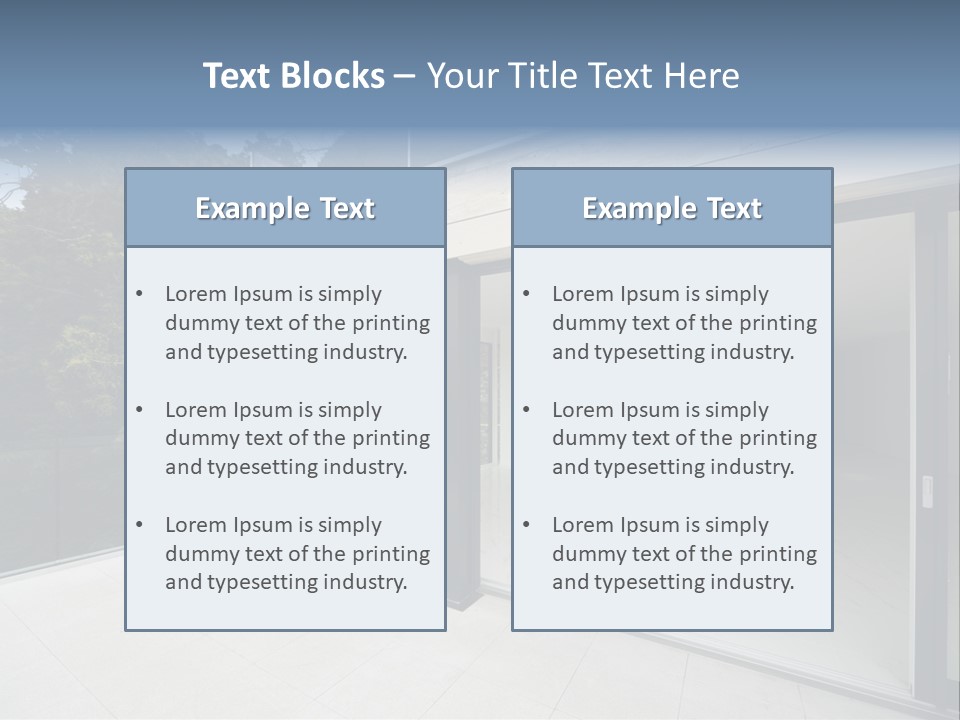 Kitchen Room Furniture PowerPoint Template