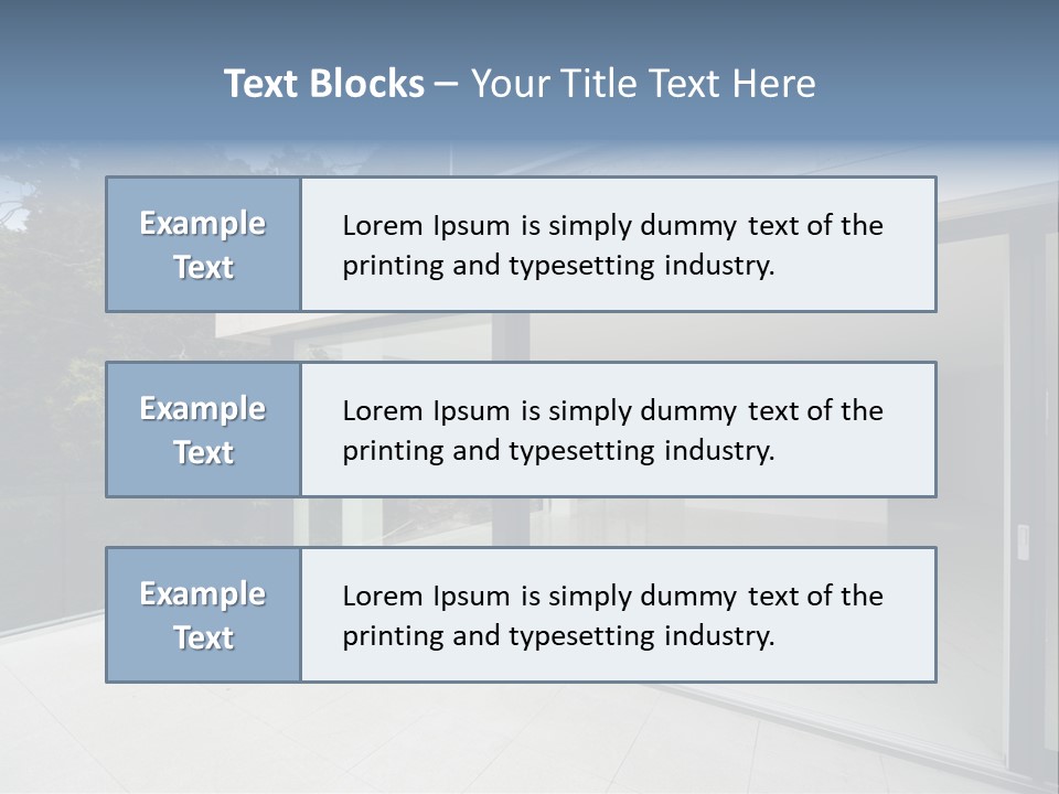 Kitchen Room Furniture PowerPoint Template