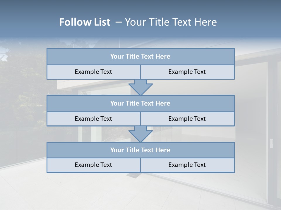 Kitchen Room Furniture PowerPoint Template