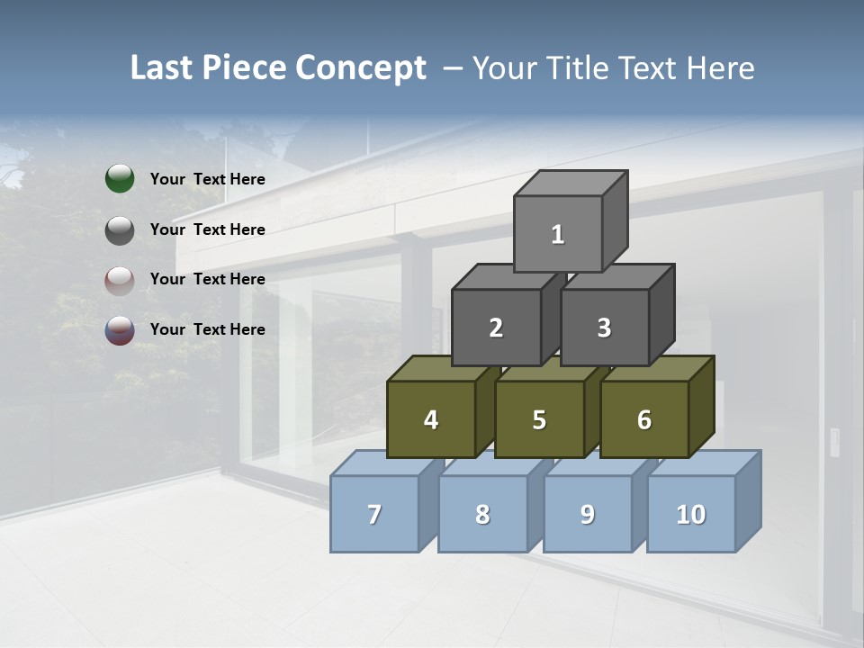 Kitchen Room Furniture PowerPoint Template