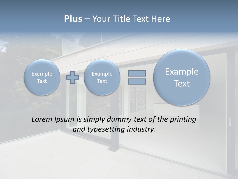 Kitchen Room Furniture PowerPoint Template