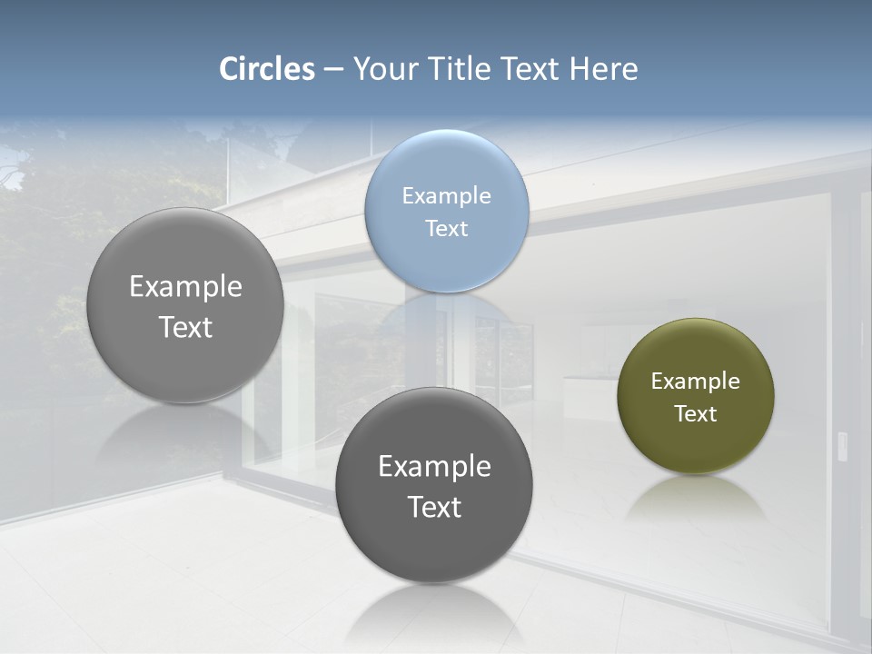 Kitchen Room Furniture PowerPoint Template