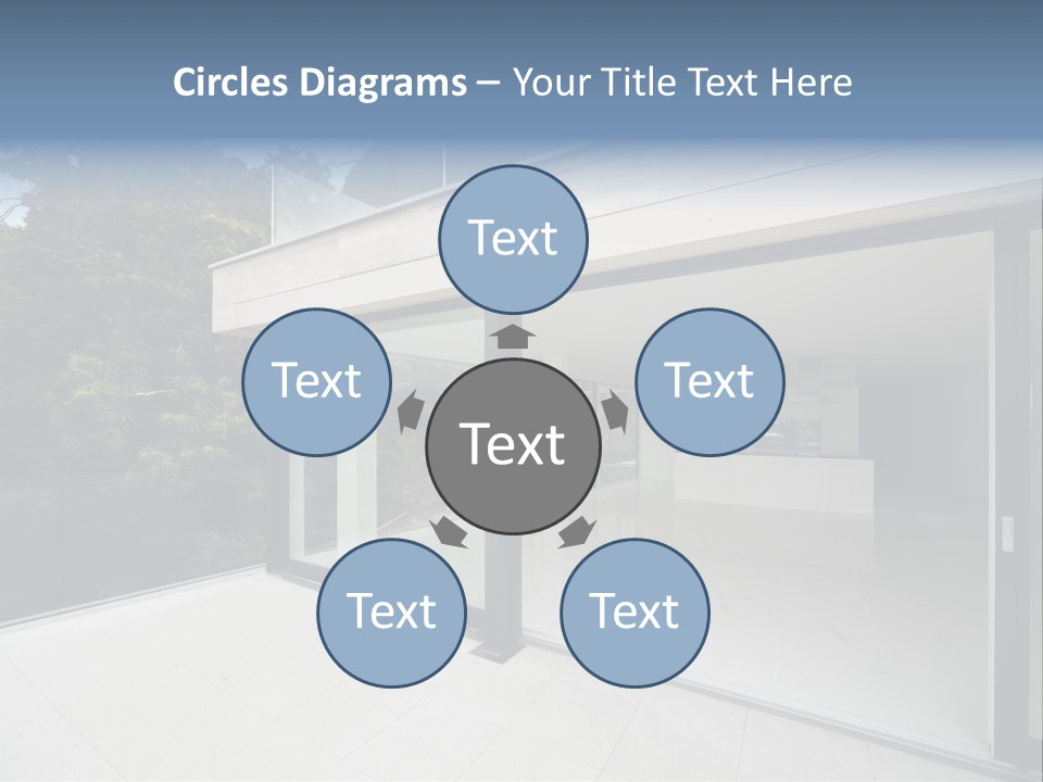 Kitchen Room Furniture PowerPoint Template