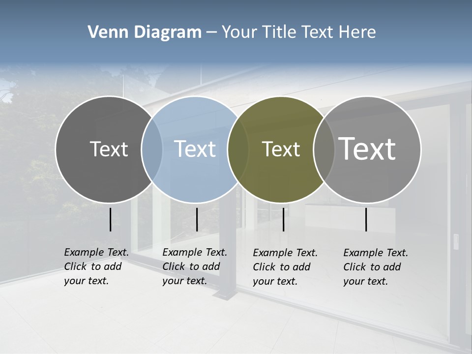 Kitchen Room Furniture PowerPoint Template