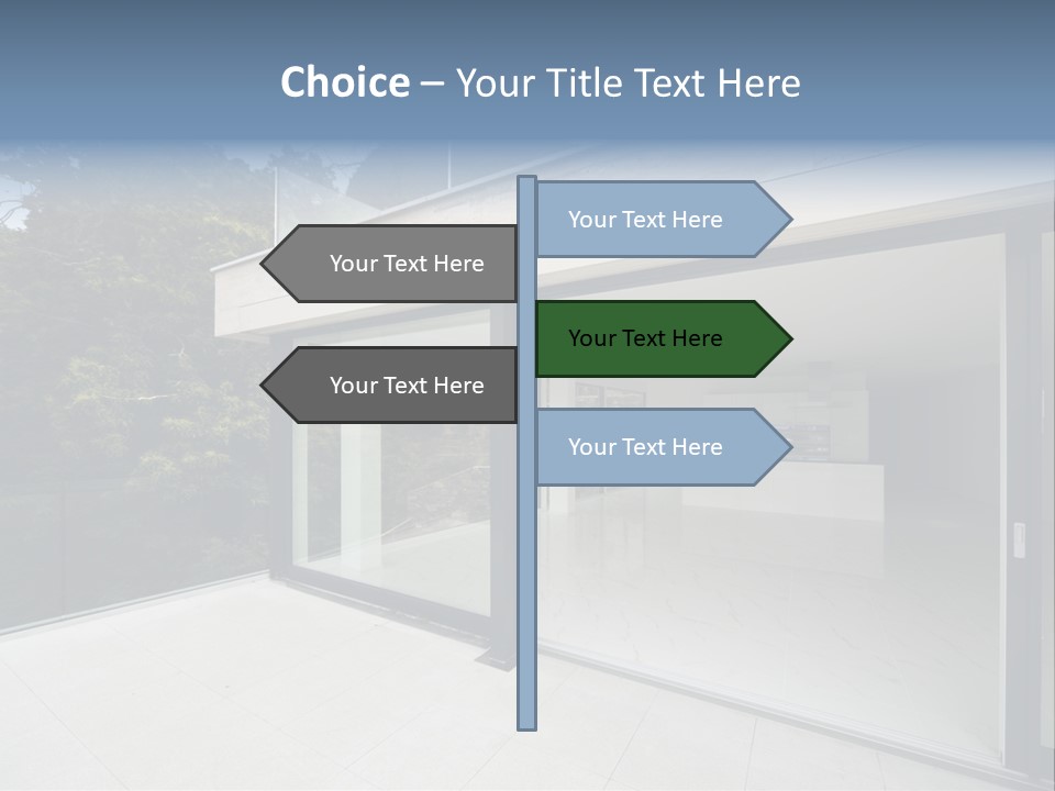 Kitchen Room Furniture PowerPoint Template