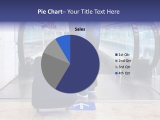 Railway Station Trolley PowerPoint Template