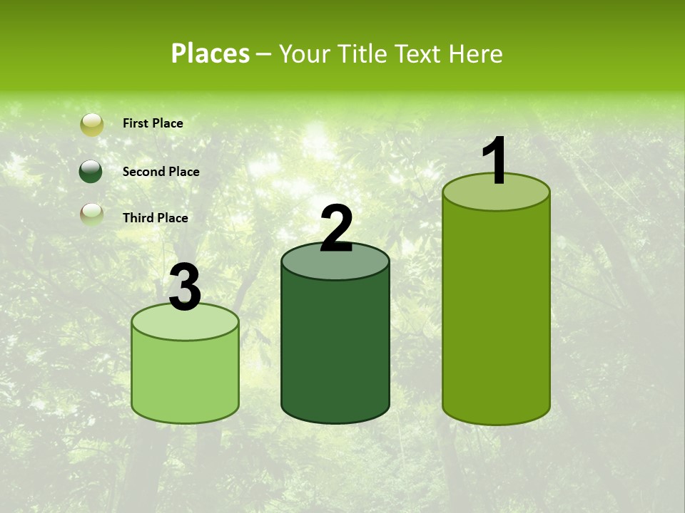 Outdoor Fantastic Foliage PowerPoint Template