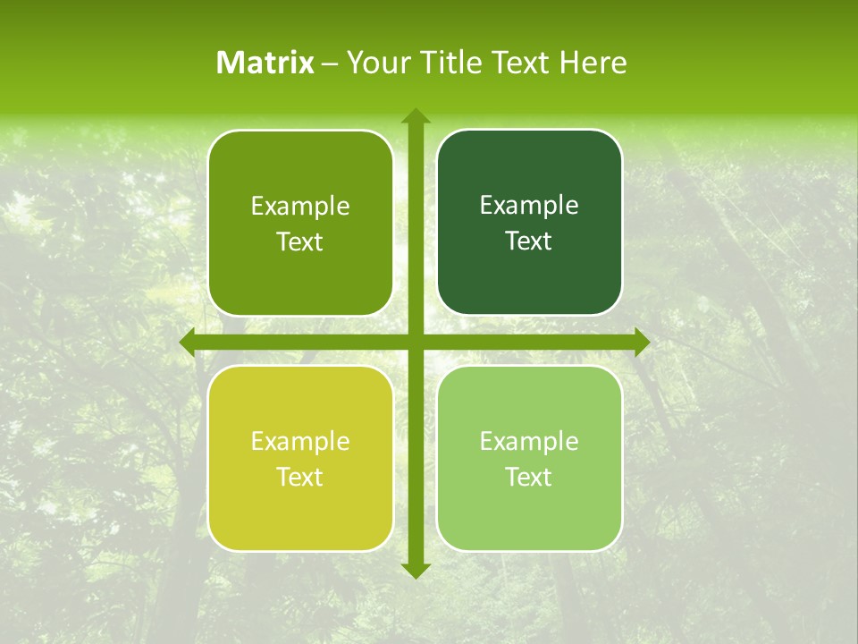 Outdoor Fantastic Foliage PowerPoint Template