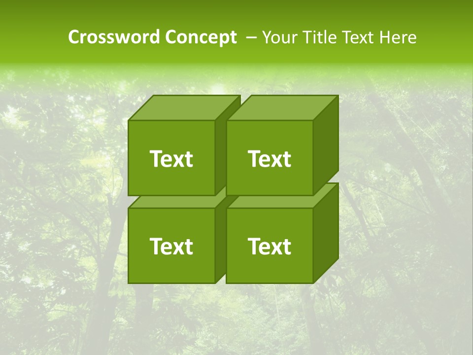 Outdoor Fantastic Foliage PowerPoint Template