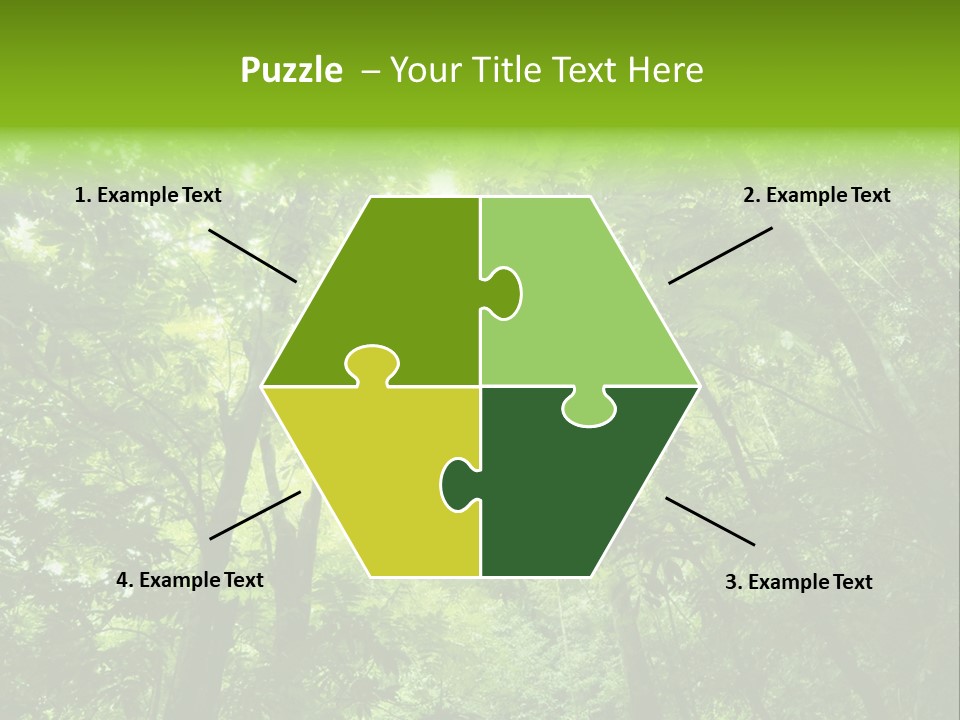 Outdoor Fantastic Foliage PowerPoint Template