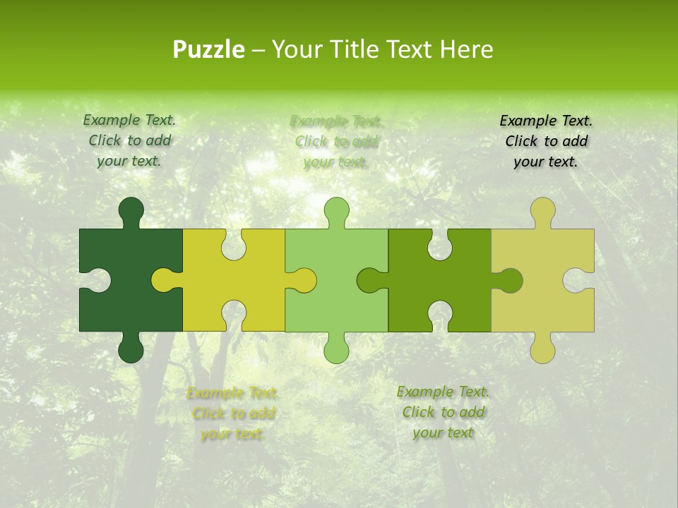 Outdoor Fantastic Foliage PowerPoint Template