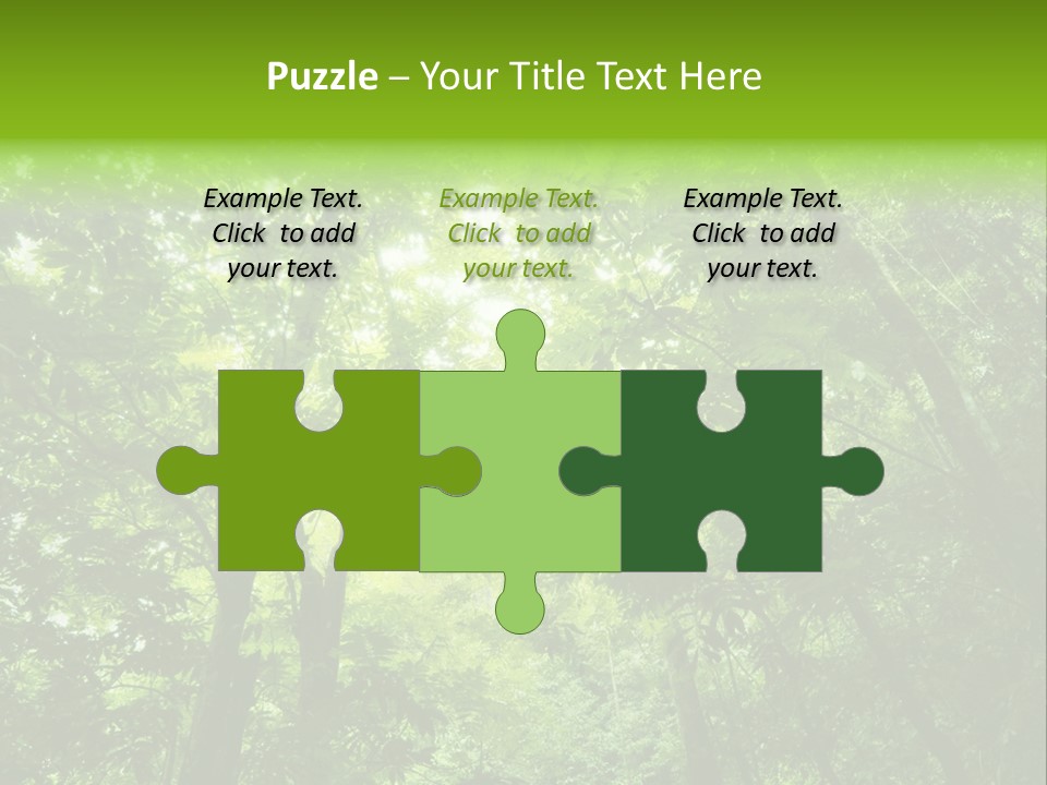 Outdoor Fantastic Foliage PowerPoint Template