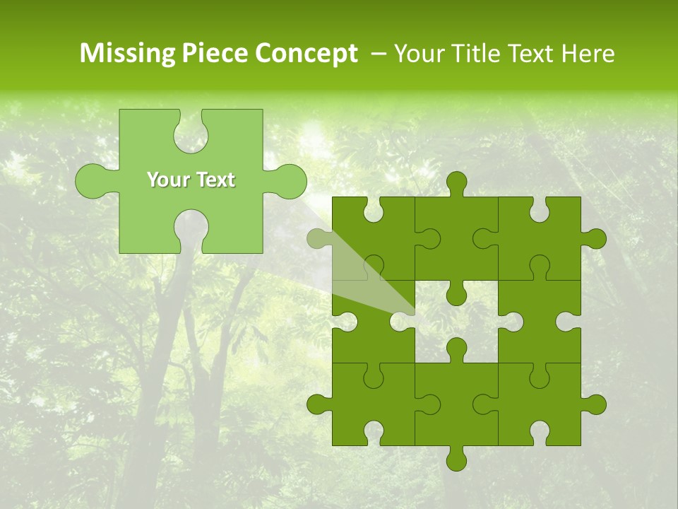 Outdoor Fantastic Foliage PowerPoint Template