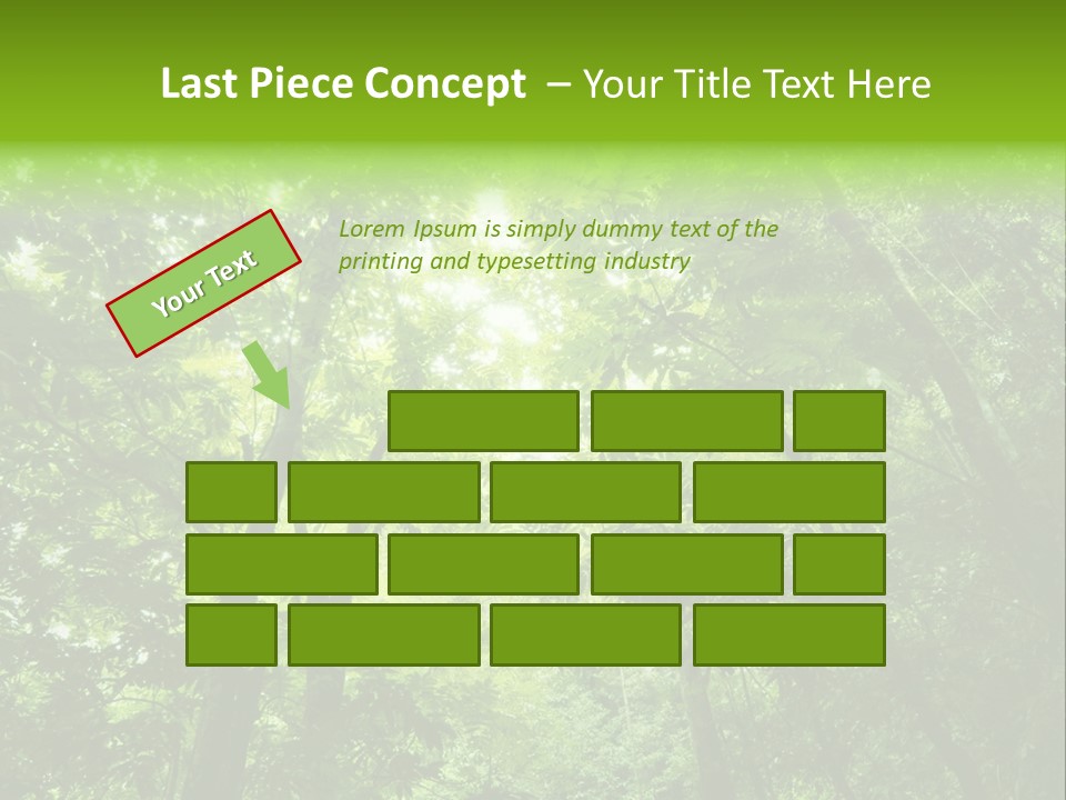 Outdoor Fantastic Foliage PowerPoint Template