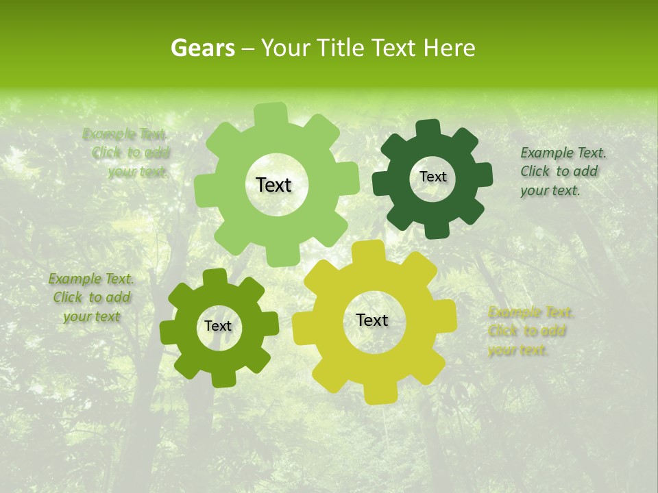 Outdoor Fantastic Foliage PowerPoint Template