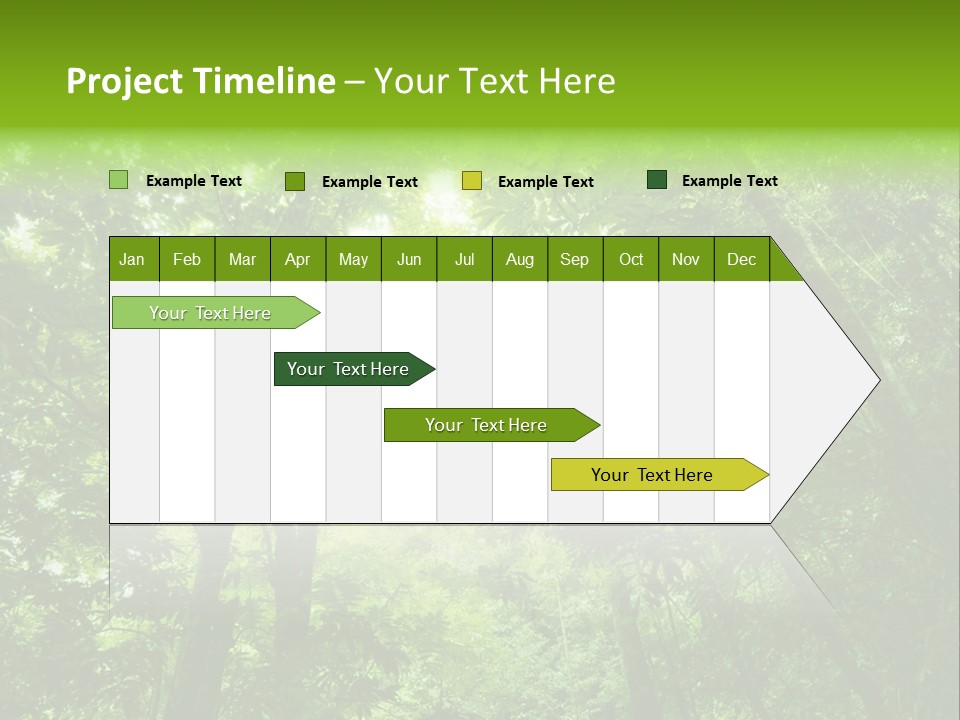 Outdoor Fantastic Foliage PowerPoint Template