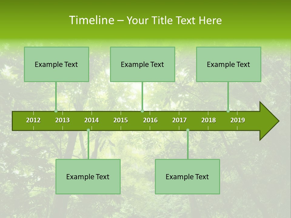 Outdoor Fantastic Foliage PowerPoint Template