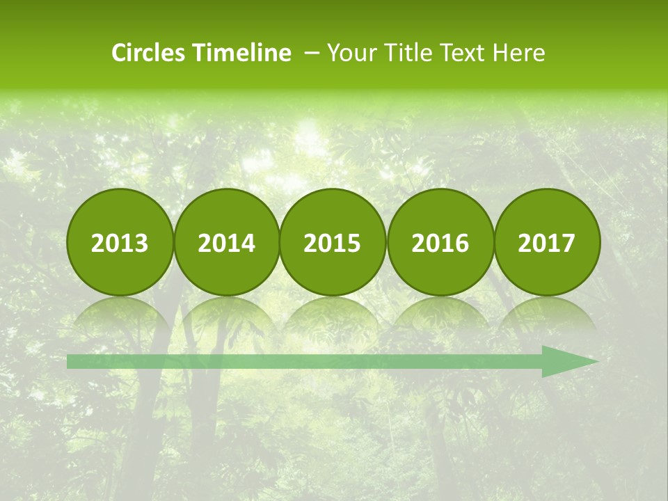 Outdoor Fantastic Foliage PowerPoint Template