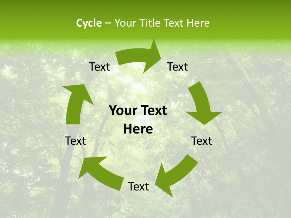 Outdoor Fantastic Foliage PowerPoint Template