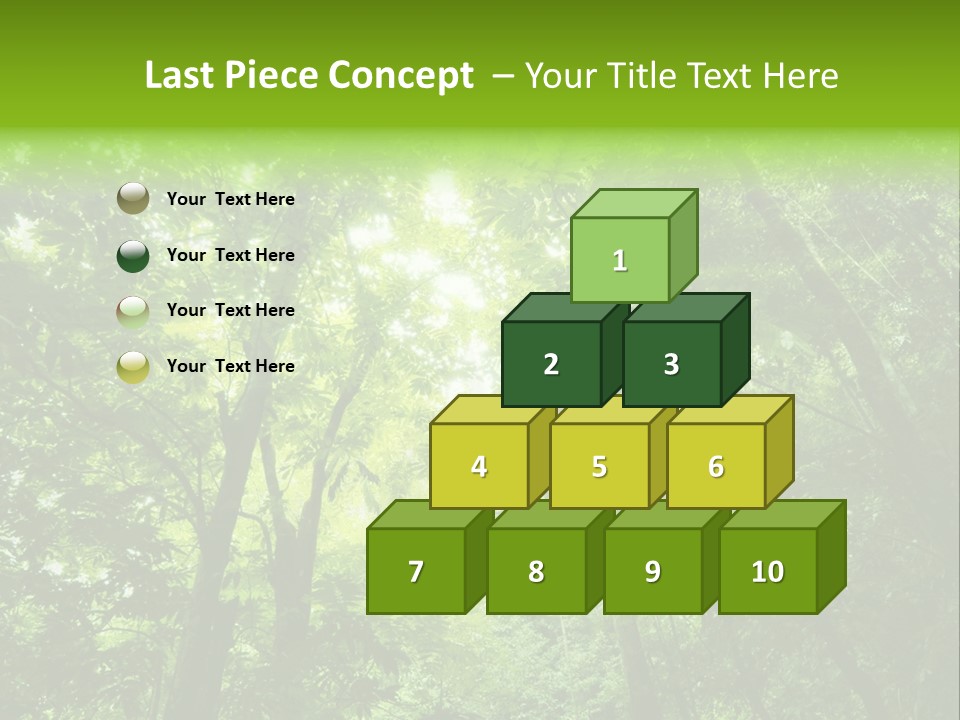Outdoor Fantastic Foliage PowerPoint Template