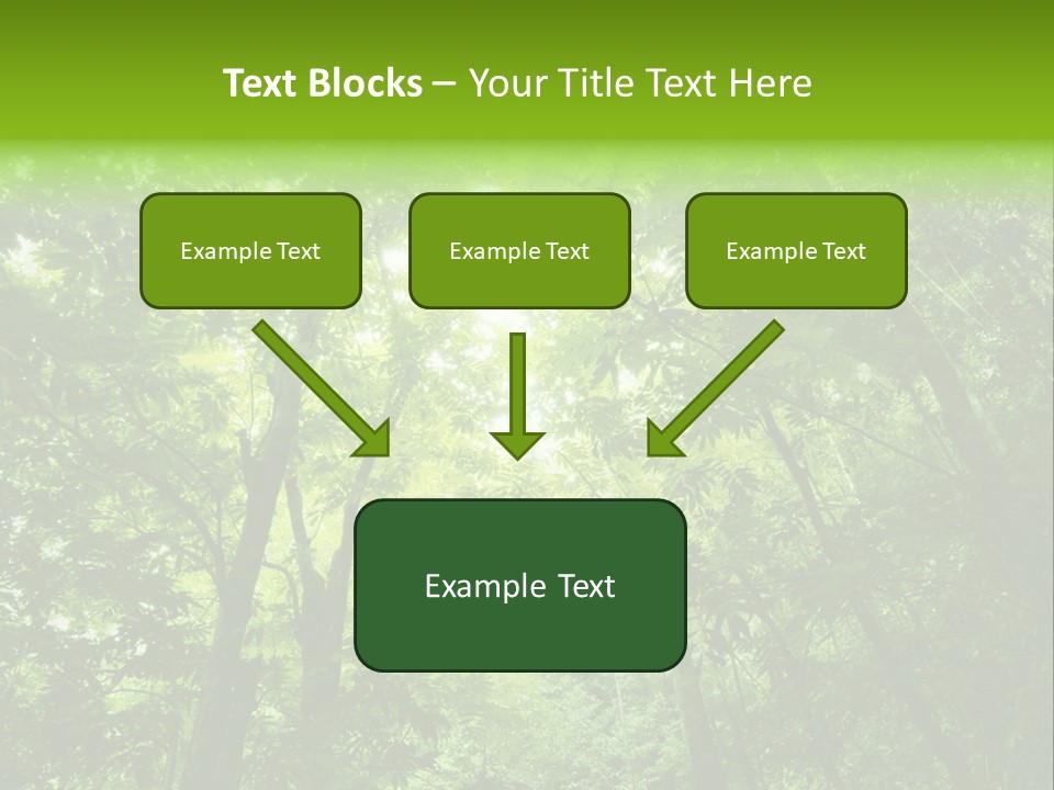 Outdoor Fantastic Foliage PowerPoint Template