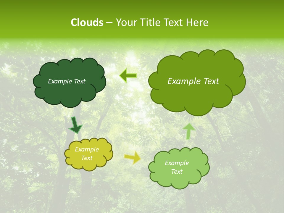 Outdoor Fantastic Foliage PowerPoint Template