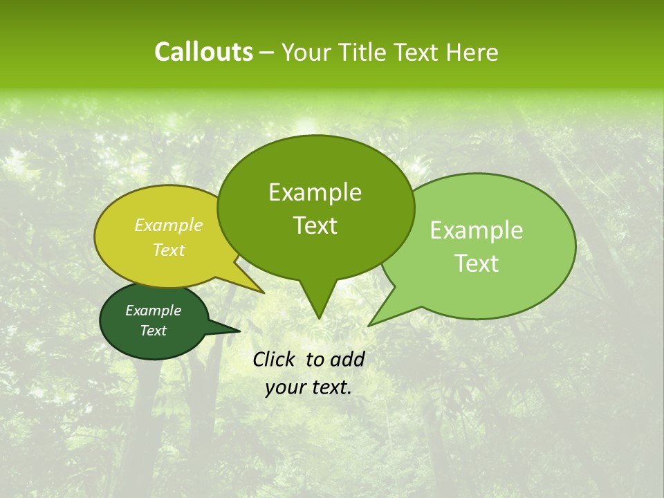 Outdoor Fantastic Foliage PowerPoint Template