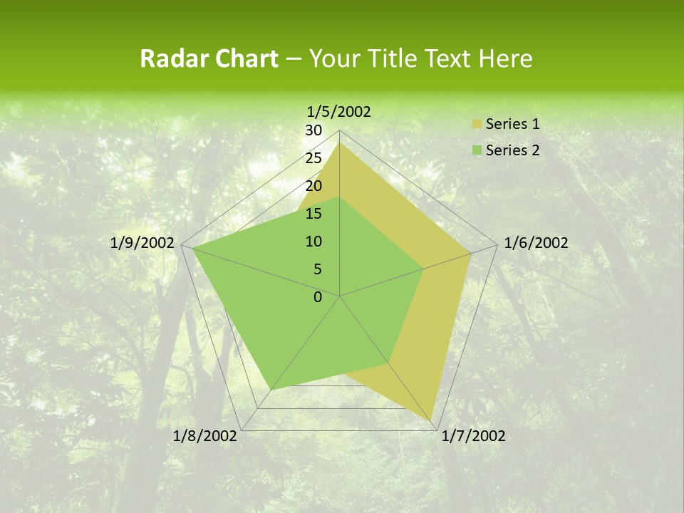 Outdoor Fantastic Foliage PowerPoint Template